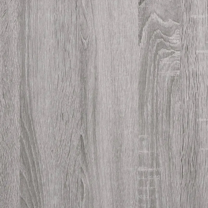 Armoire à disques pratique multifonction salon 100 x 38 x 48 cm en bois d'ingénierie gris 02_0049220