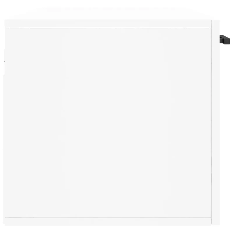 Armoire murale fonctionnelle rangement pratique 100 x 36,5 x 35 cm style contemporain en bois d'ingénierie blanc 02_0048893