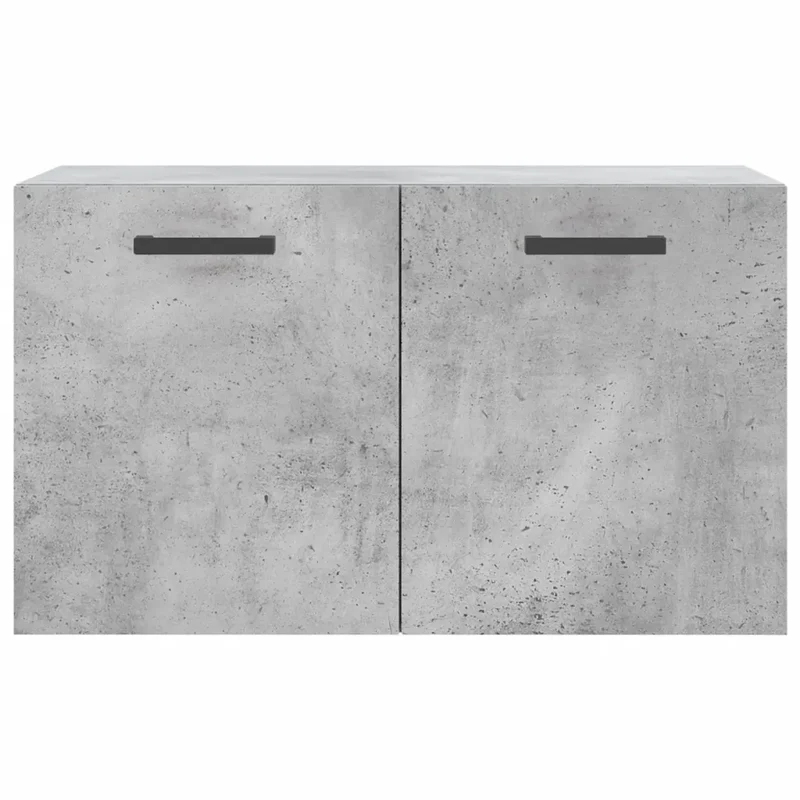 Armoire murale rangement pratique style contemporain déco intérieure 60 x 36,5 x 35 cm en bois d'ingénierie gris béton 02_0048840