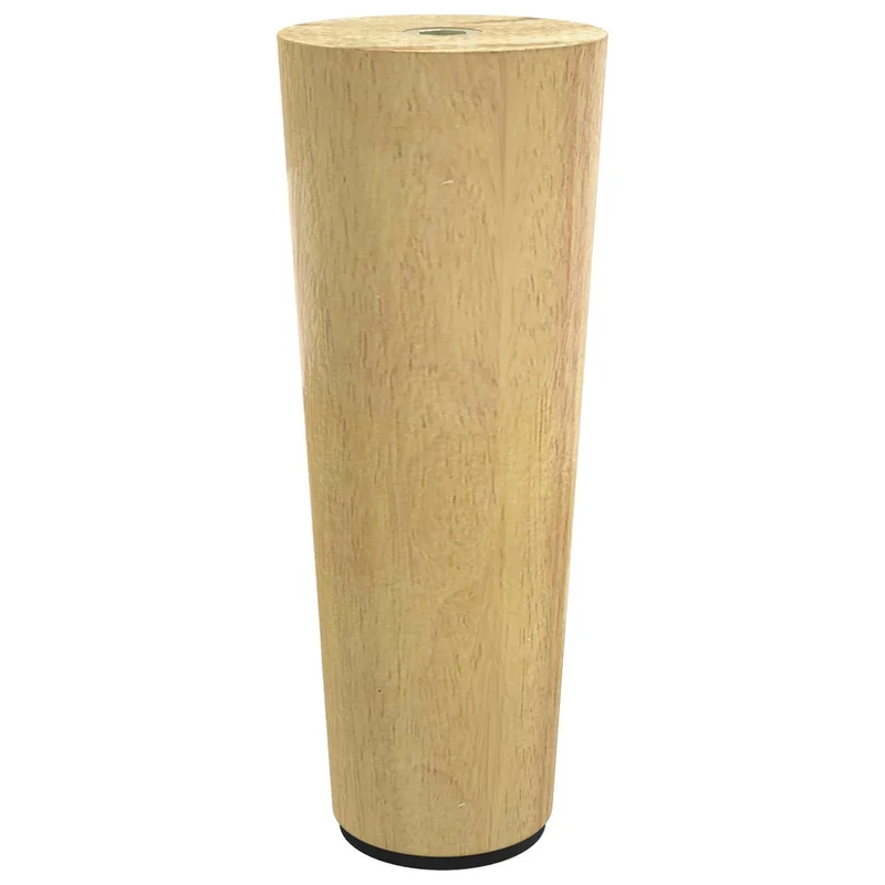 Lot de 12 pieds de meuble design moderne 44 x 100 mm élégance effilée en bois d'eucalyptus marron 02_0051976