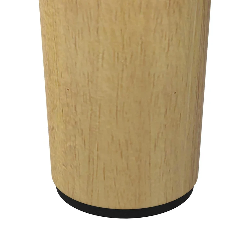 Lot de 12 pieds de meuble design moderne 44 x 100 mm élégance effilée en bois d'eucalyptus marron 02_0051976