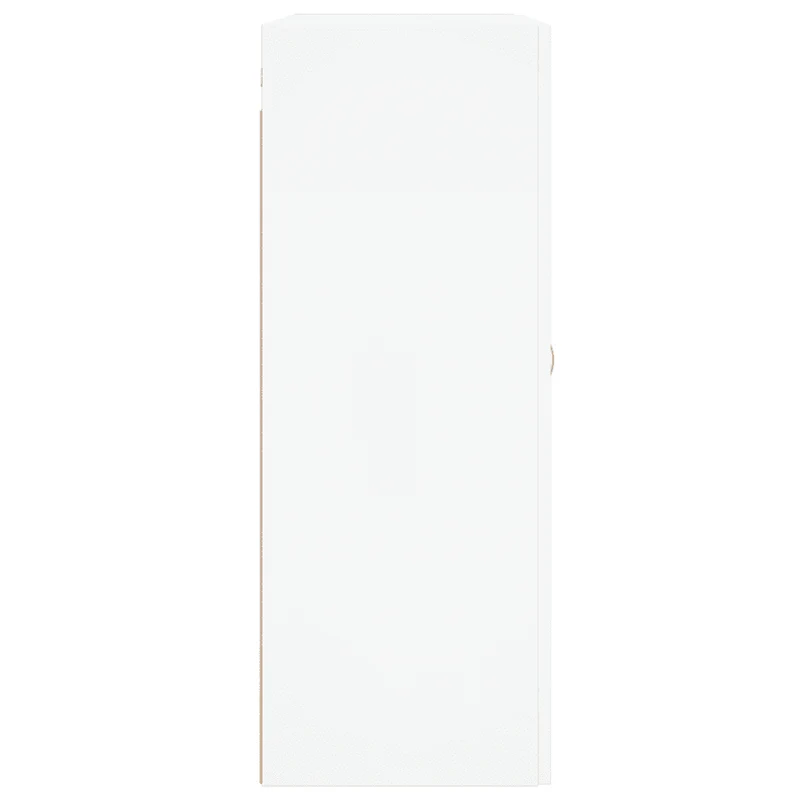 Armoire murale élégante avec 3 compartiments rangement 69,5 x 34 x 90 cm en bois d'ingénierie blanc 02_0049305