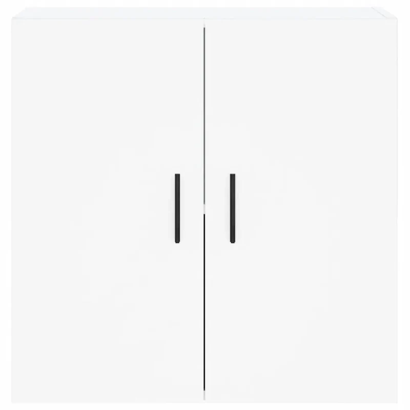 Armoire murale design moderne rangement pratique 60 x 31 x 60 cm en bois d'ingénierie blanc 02_0048815
