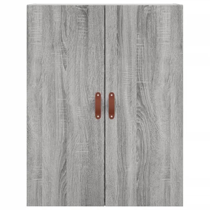 Armoire murale design moderne rangement pratique 69 x 34 x 90 cm en bois d'ingénierie gris sonoma 02_0048570