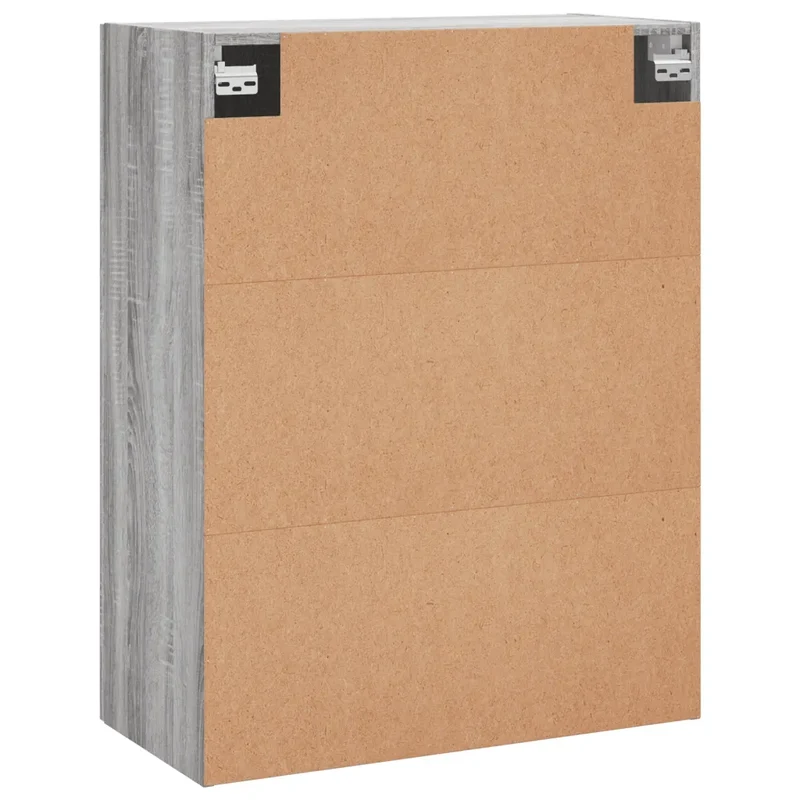 Armoire murale design moderne rangement pratique 69 x 34 x 90 cm en bois d'ingénierie gris sonoma 02_0048570