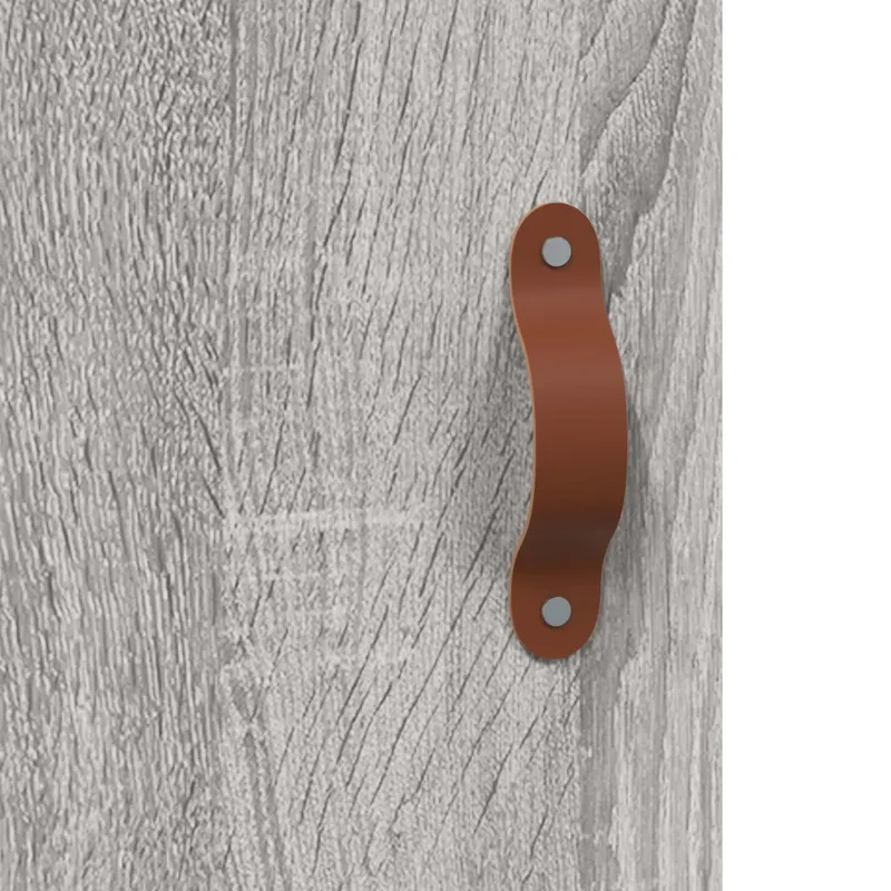 Armoire murale design moderne rangement pratique 69 x 34 x 90 cm en bois d'ingénierie gris sonoma 02_0048570