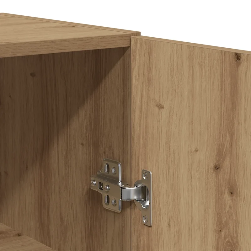 Armoire murale élégante design intemporel 69,5 x 34 x 90 cm en bois d'ingénierie chêne artisanal 02_0051157