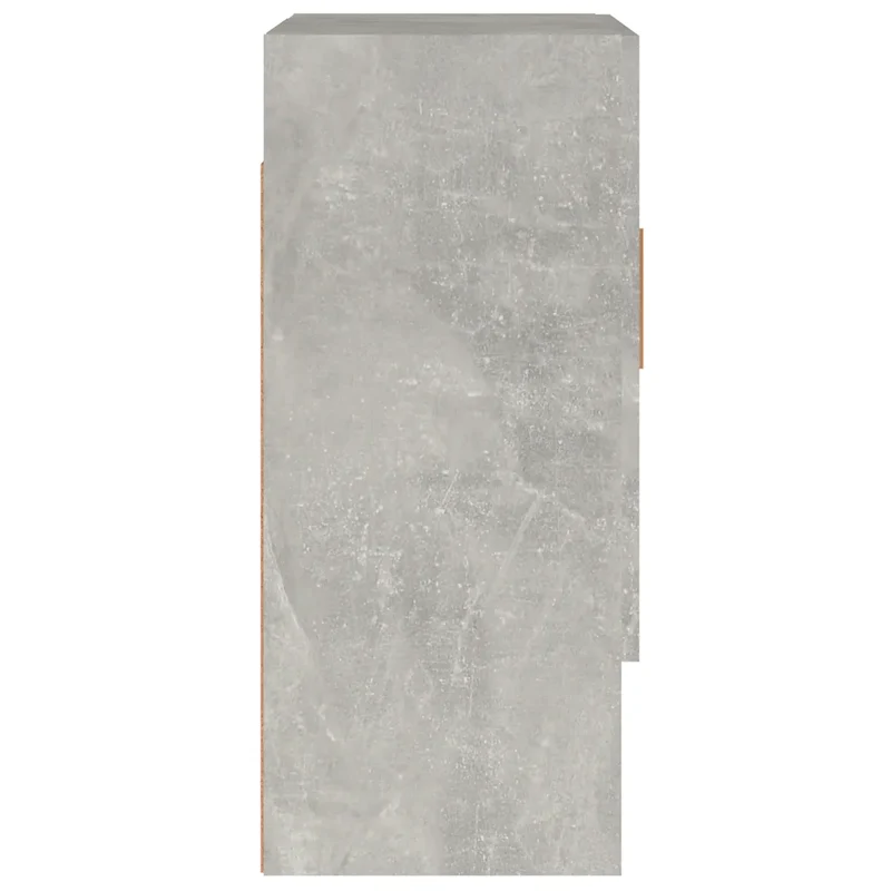 Armoire murale fonctionnelle scandinave 60 x 31 x 70 cm avec grand espace de rangement en bois d'ingénierie gris béton 02_0048044