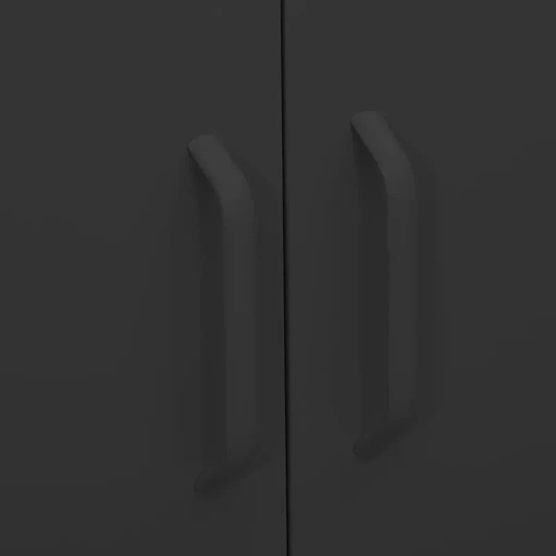 Armoire de rangement moderne anthracite 80 x 35 x 101,5 cm avec tiroirs pratiques finition mate en acier anthracite 02_0046850