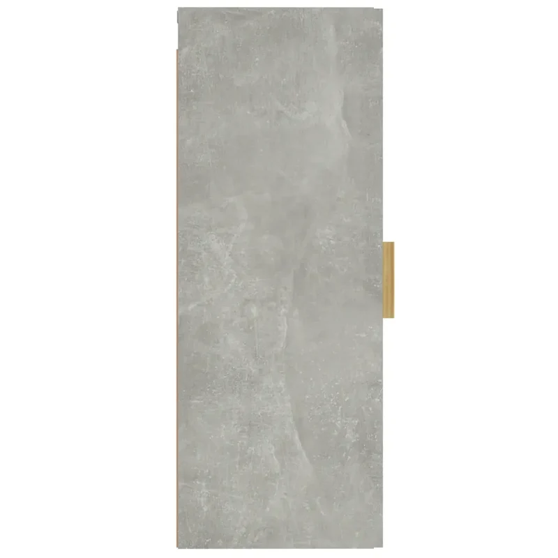 Armoire murale design polyvalent rangement pratique 34,5 x 34 x 90 cm en bois d'ingénierie gris béton 02_0048034