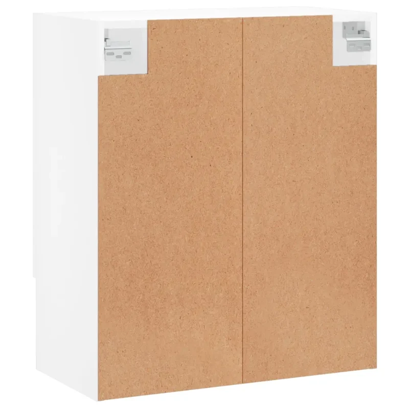 Armoire murale moderne blanche 60 x 31 x 70 cm grand espace de rangement finition mate en bois d'ingénierie blanc 02_0048755