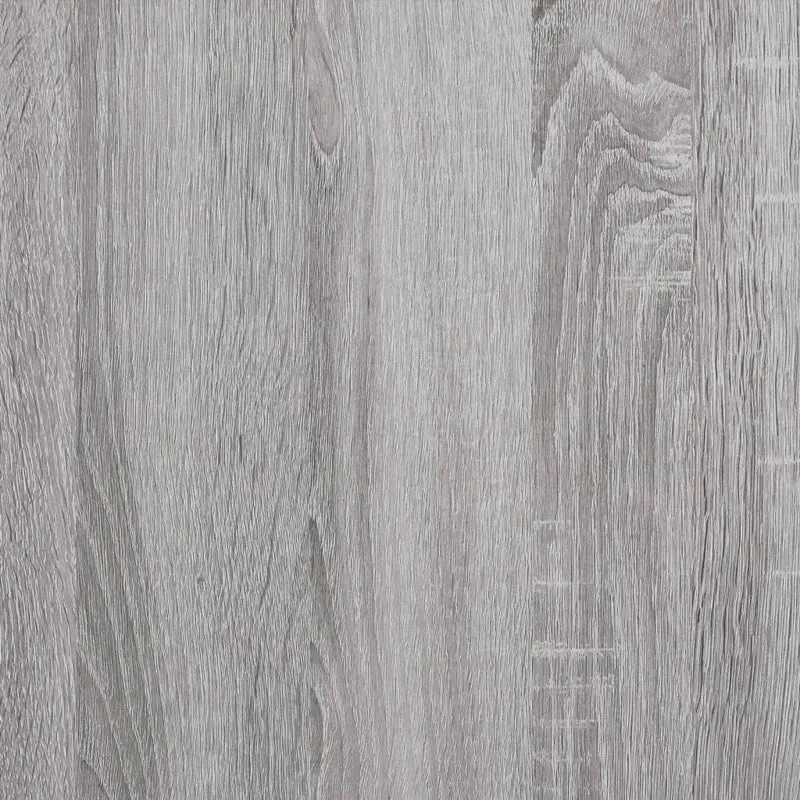 Armoire à disques pratique et robuste 121 x 38 x 48 cm style industriel en bois d'ingénierie gris 02_0049099