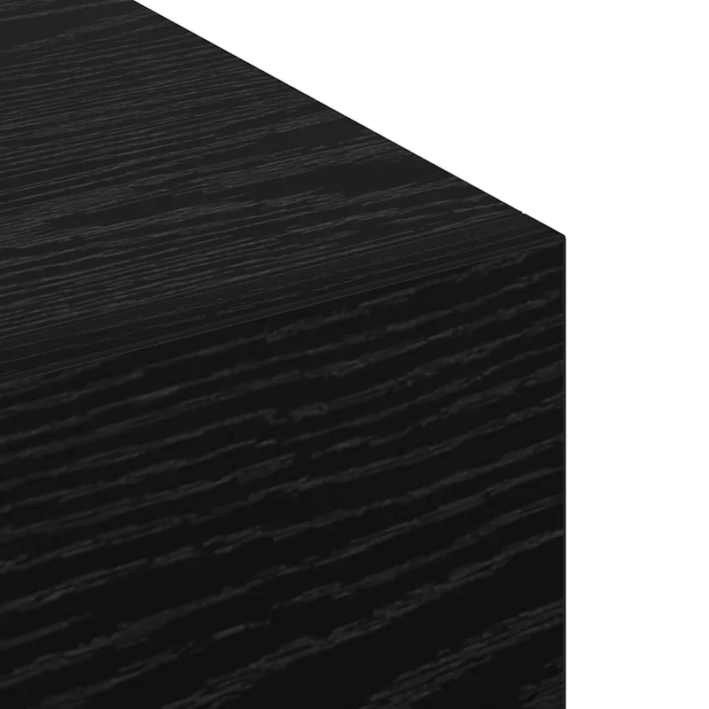 Armoire murale moderne gain de place 100 x 36,5 x 35 cm en bois d'ingénierie chêne noir 02_0052505