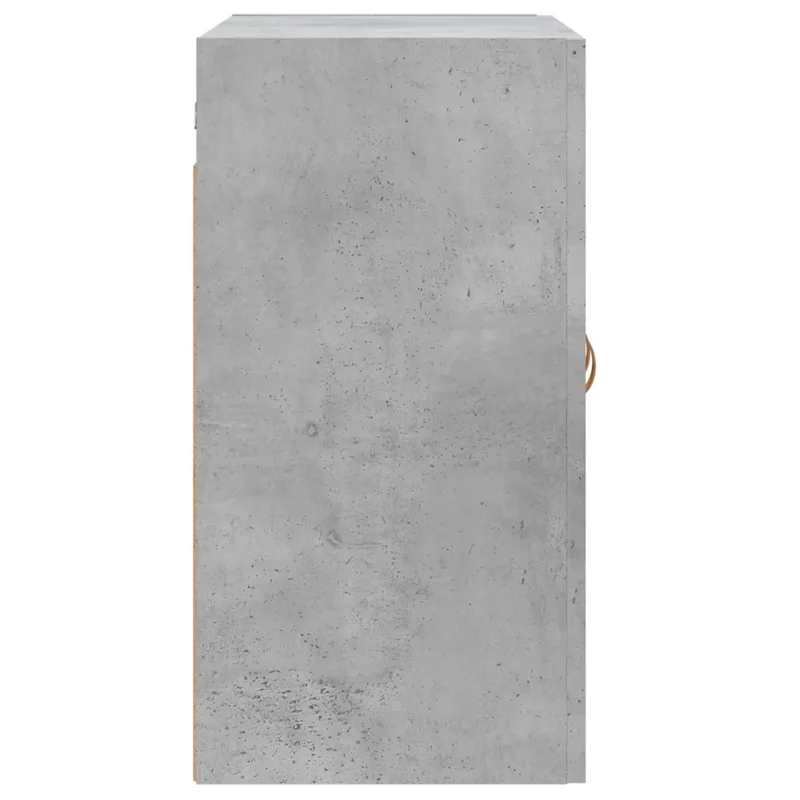 Armoire murale rectangulaire fonctionnelle espace de rangement 60 x 31 x 60 cm en bois d'ingénierie gris béton 02_0048788