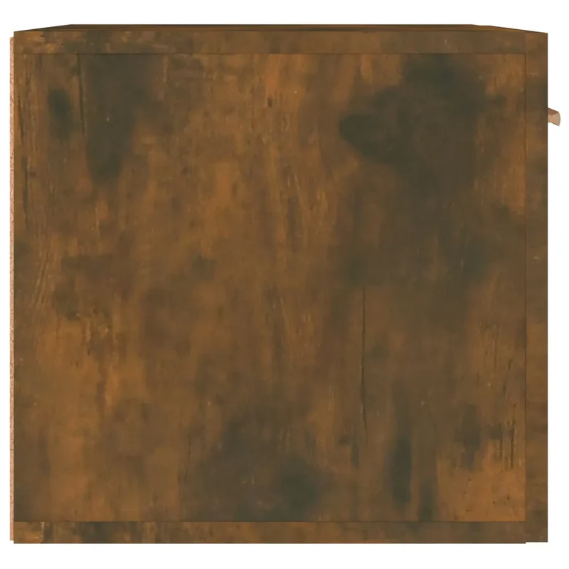 Armoire murale pratique rangement 60 x 36 x 35 cm design élégant en bois d'ingénierie chêne fumé 02_0048346