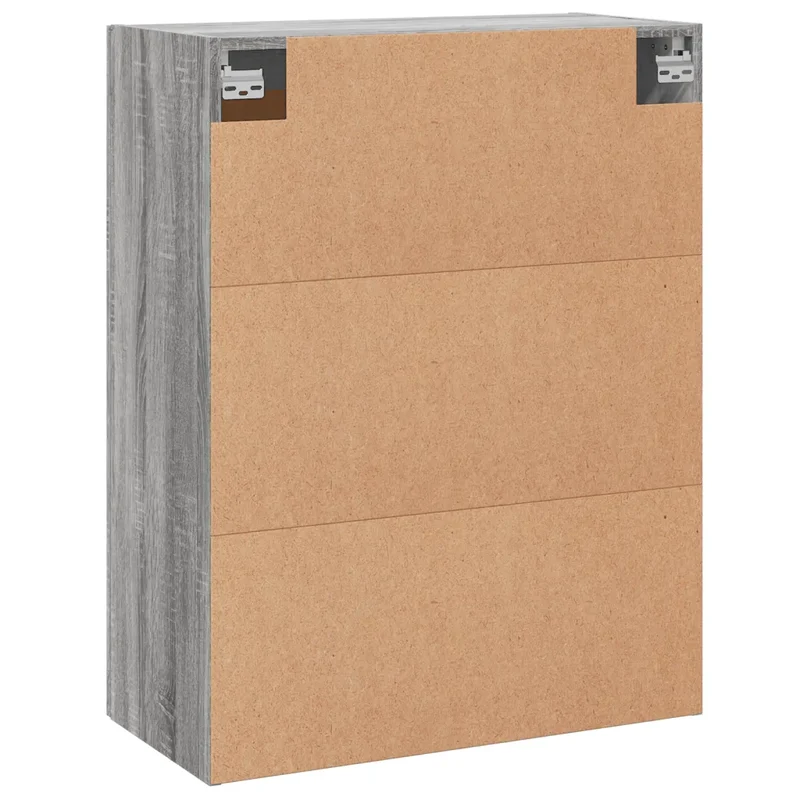 Armoire murale design élégant rangement 69,5 x 34 x 90 cm en bois d'ingénierie sonoma gris 02_0048922