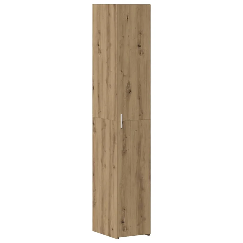 Armoire de rangement moderne minimaliste bureau salon 30 x 42 x 225 cm espace de stockage en bois d'ingénierie chêne artisanal 02_0055997