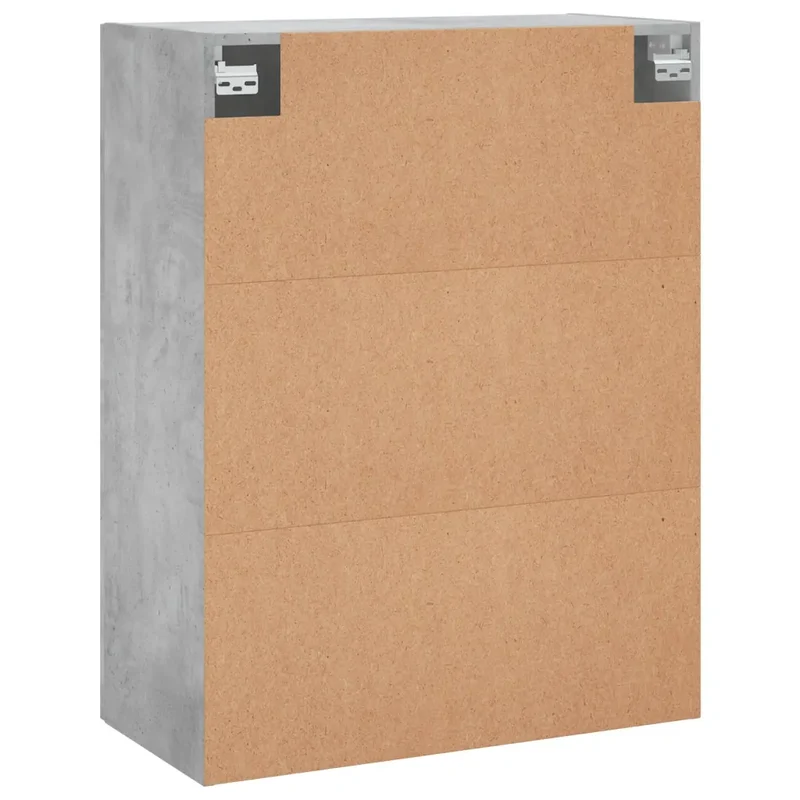 Armoire murale design moderne rangement pratique 69,5 x 34 x 90 cm en bois d'ingénierie gris béton 02_0048568