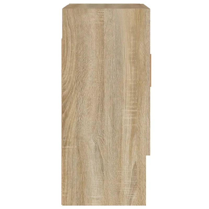 Armoire murale scandinave rangement design 60 x 31 x 70 cm en bois d'ingénierie chêne sonoma 02_0048043
