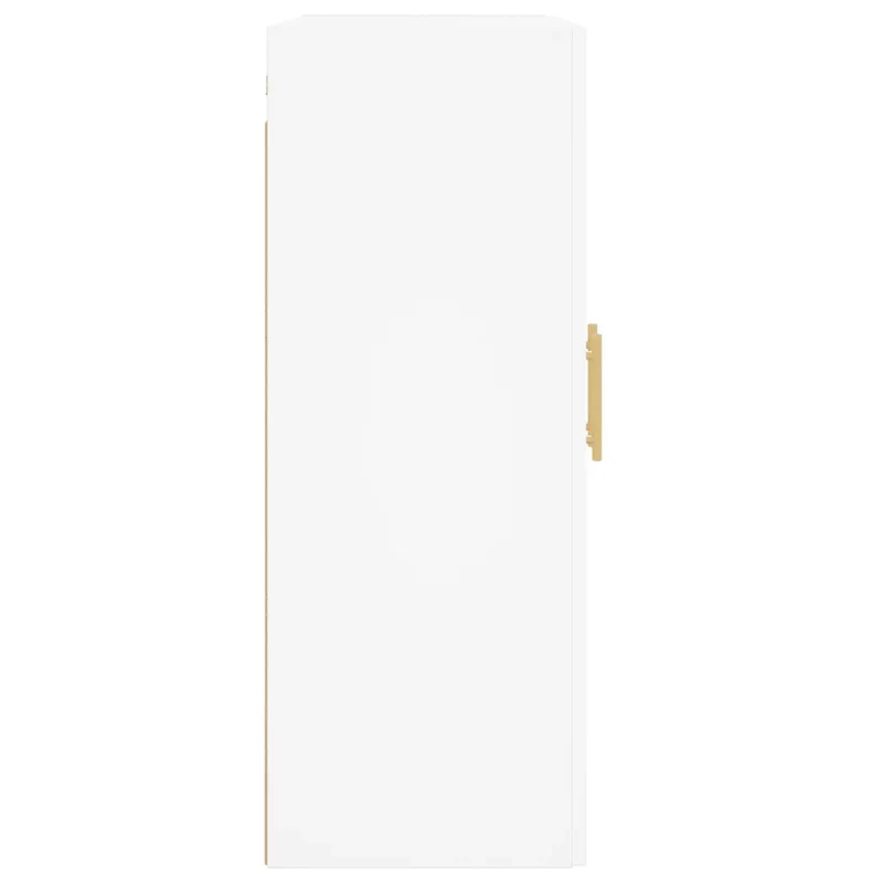 Armoire murale élégante avec 3 compartiments 69,5 x 34 x 90 cm en bois d'ingénierie blanc 02_0048902