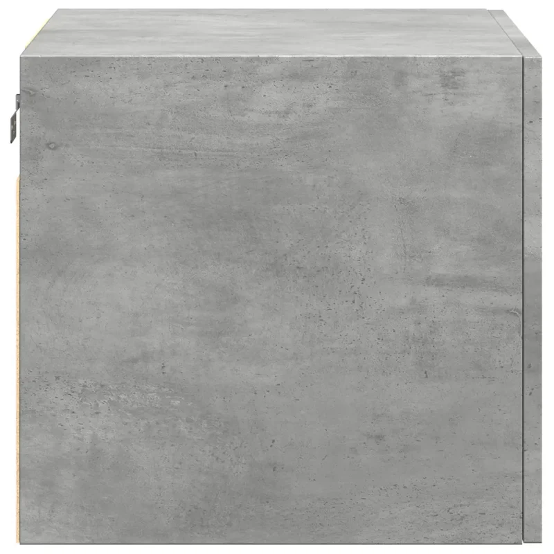 Armoire murale rangement pratique gain de place design flexible 50 x 42,5 x 40 cm en bois gris béton 02_0049495