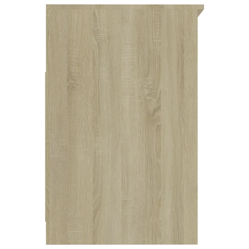 Armoire à tiroirs compacte avec étagère rangement 40 x 50 x 76 cm en bois d'ingénierie chêne sonoma 02_0047698