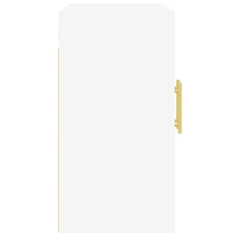 Armoire murale rangement pratique et décoratif 60 x 31 x 60 cm en bois d'ingénierie blanc 02_0048791