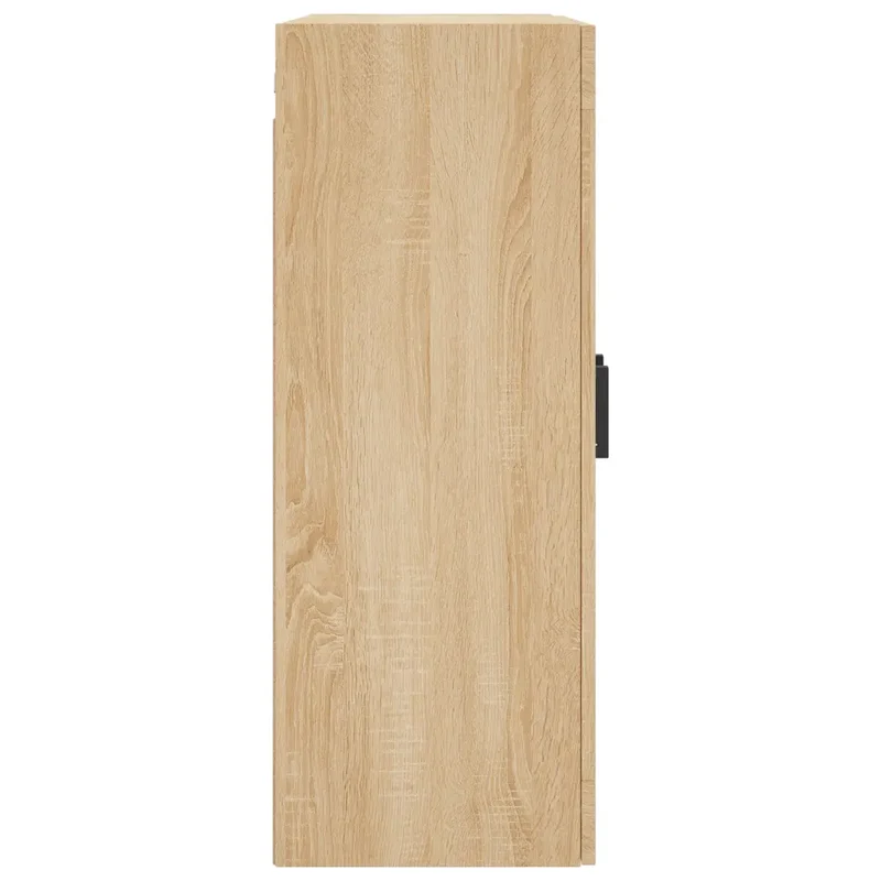 Armoire murale design pratique rangement 69 x 34 x 90 cm en bois d'ingénierie chêne sonoma 02_0048626