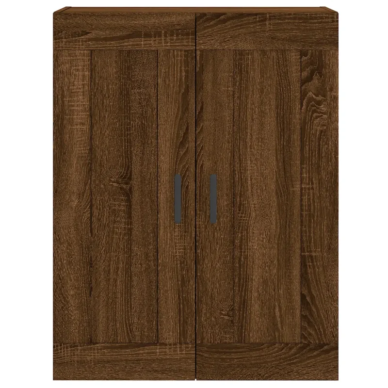Armoire murale élégante design intemporel 69,5 x 34 x 90 cm en bois d'ingénierie chêne marron 02_0048923