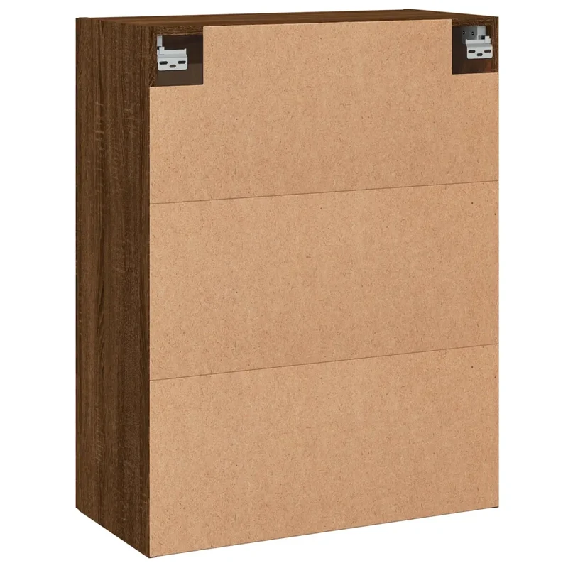 Armoire murale élégante design intemporel 69,5 x 34 x 90 cm en bois d'ingénierie chêne marron 02_0048923