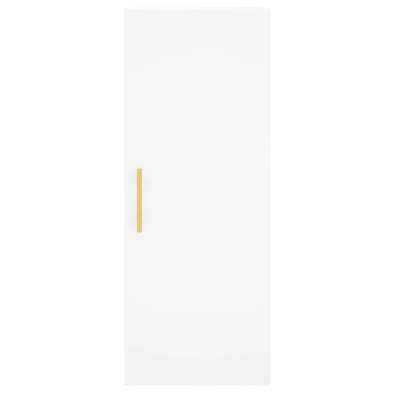 Armoire murale design pratique rangement 34,5 x 34 x 90 cm en bois d'ingénierie blanc 02_0048655