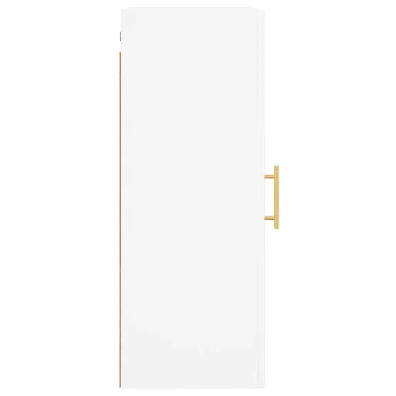 Armoire murale design pratique rangement 34,5 x 34 x 90 cm en bois d'ingénierie blanc 02_0048655