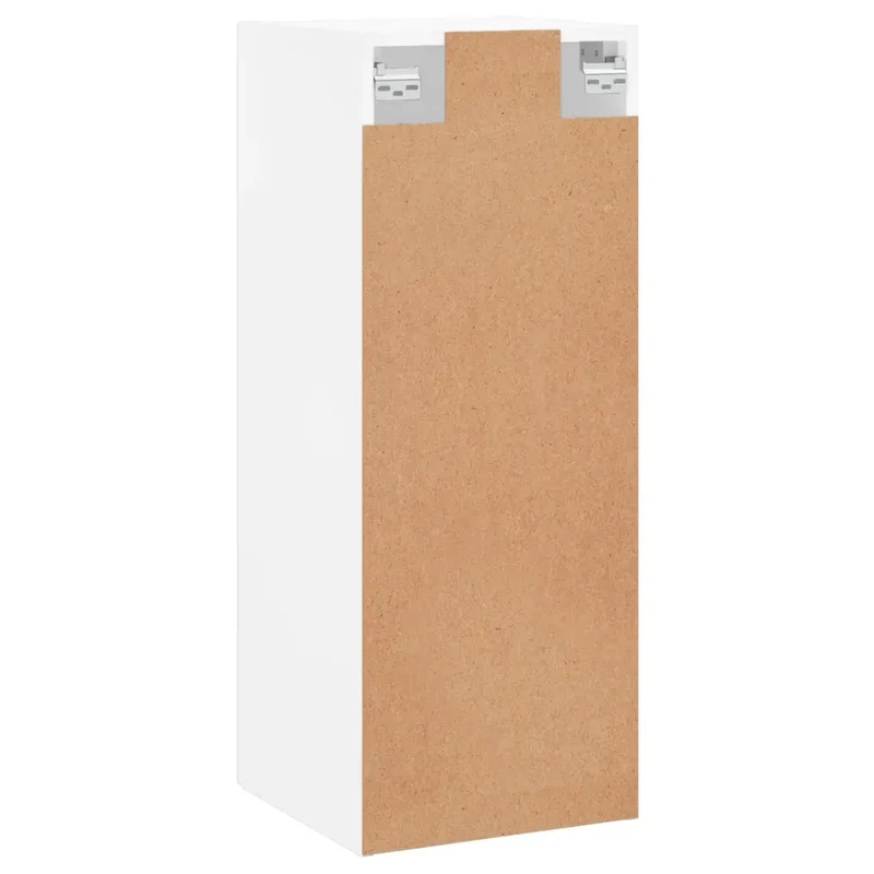 Armoire murale design pratique rangement 34,5 x 34 x 90 cm en bois d'ingénierie blanc 02_0048655