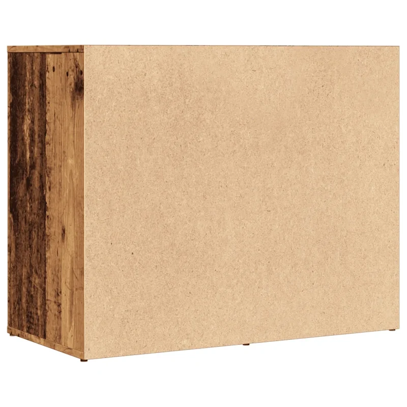 Armoire de dressing élégante moderne rangement spacieux 80 x 40 x 65 cm en bois d'ingénierie vieux bois 02_0051010