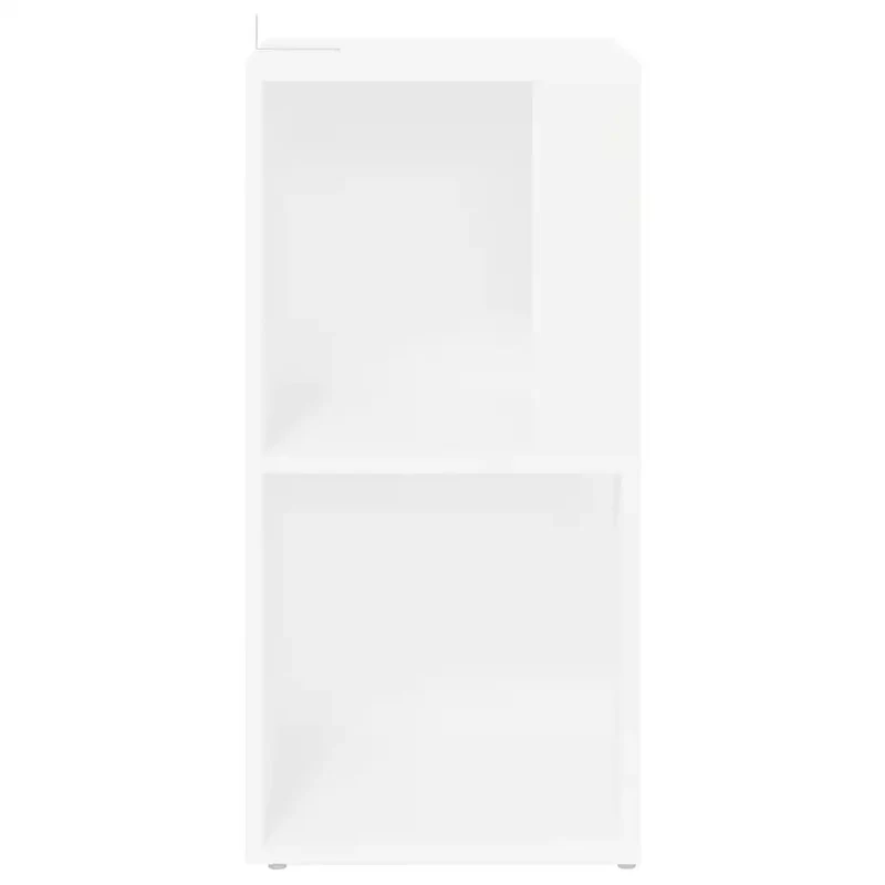 Armoire d'angle rustique élégante salon 33 x 33 x 67 cm en bois d'ingénierie blanc 02_0047965