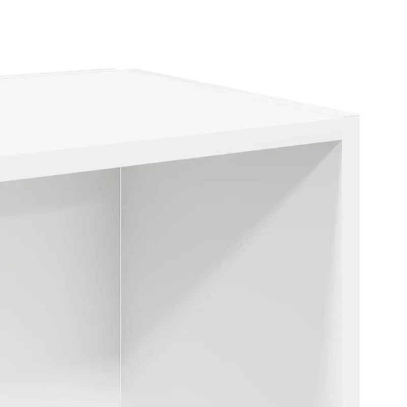 Armoire d'angle rustique élégante salon 33 x 33 x 67 cm en bois d'ingénierie blanc 02_0047965