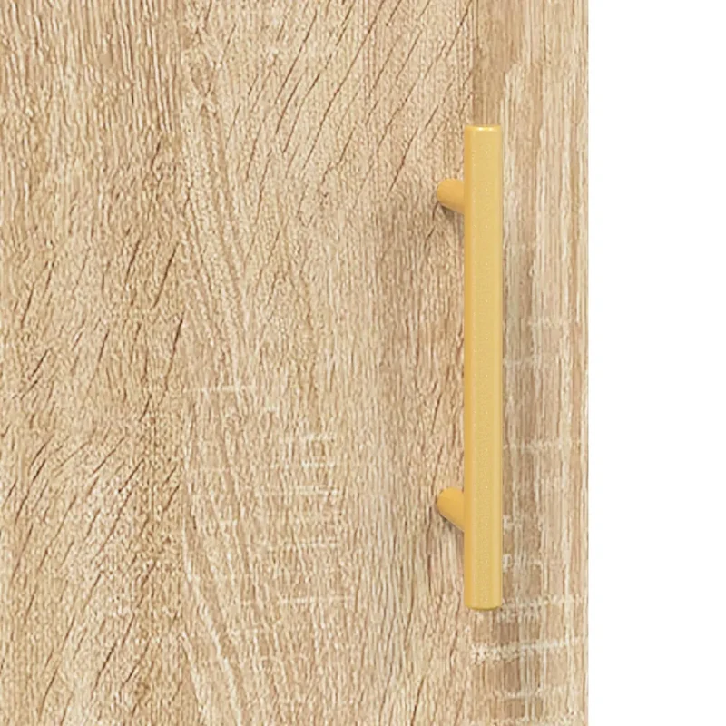 Armoire murale rangement décorative 60 x 31 x 70 cm en bois d'ingénierie chêne sonoma 02_0048756