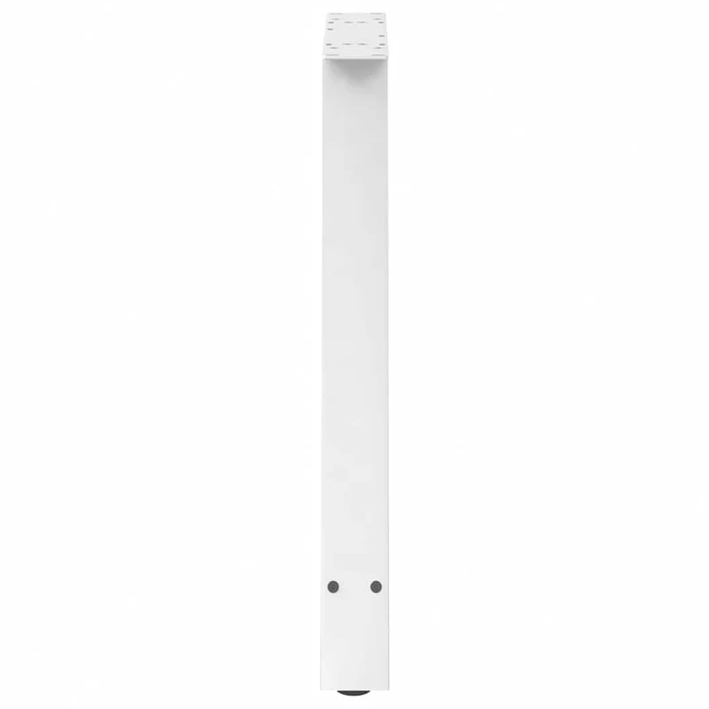 Lot de 2 pieds de table à manger en forme de A réglables 80 x 72-73 cm en acier blanc 02_0057133