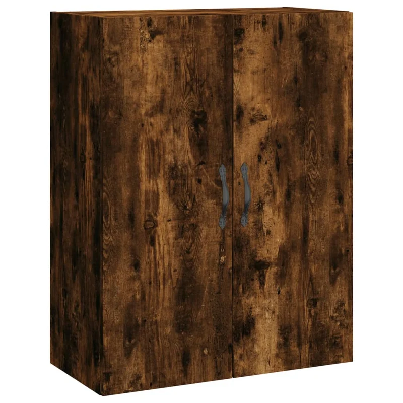 Buffet bahut commode armoire meuble de rangement organisateur cuisine salle de séjour salon haut 69,5 x 34 x 180 cm bois d'ingénierie marron 02_0033508