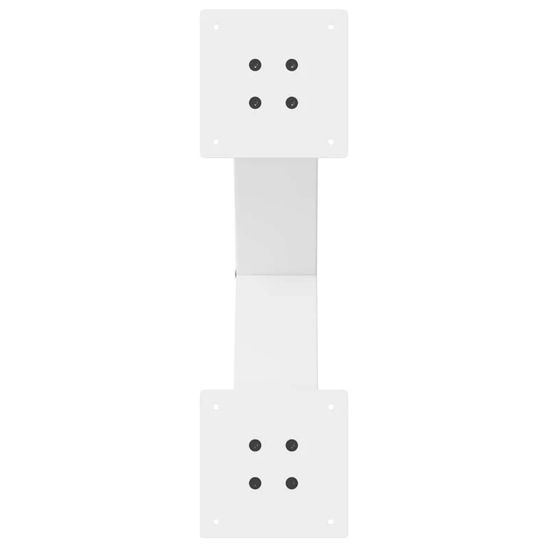Lot de 2 pieds de table basse en forme de X 50 x 43 cm avec niveleurs réglables design moderne en acier blanc 02_0057229