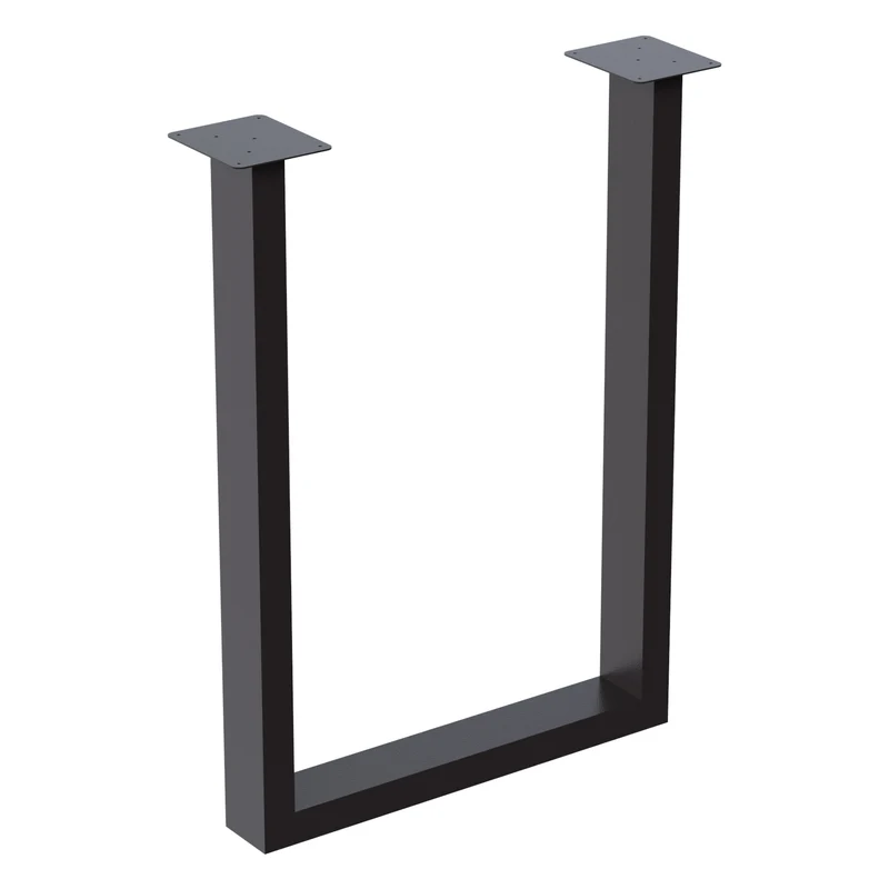 Set de 2 pieds de table rectangulaires en acier 40 x 28 cm 03_0008081
