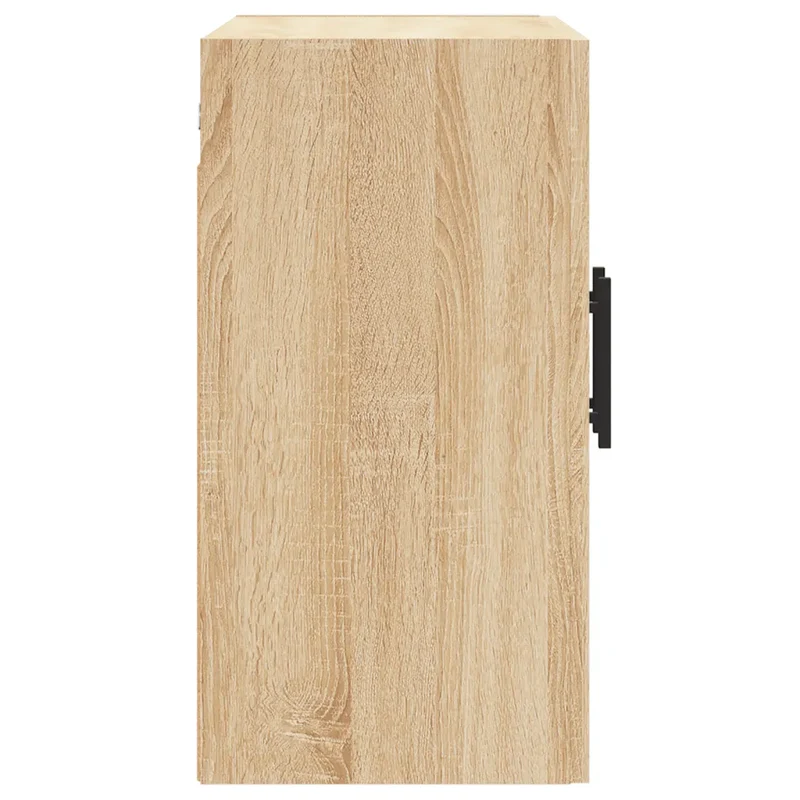 Armoire murale chêne sonoma 60 x 31 x 60 cm grand espace rangement pratique style moderne en bois d'ingénierie 02_0048822