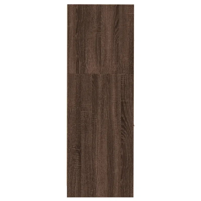 Armoire d'apothicaire multifonctionnelle 30 x 41 x 118 cm rangement pratique style classique en bois d'ingénierie marron 02_0050616