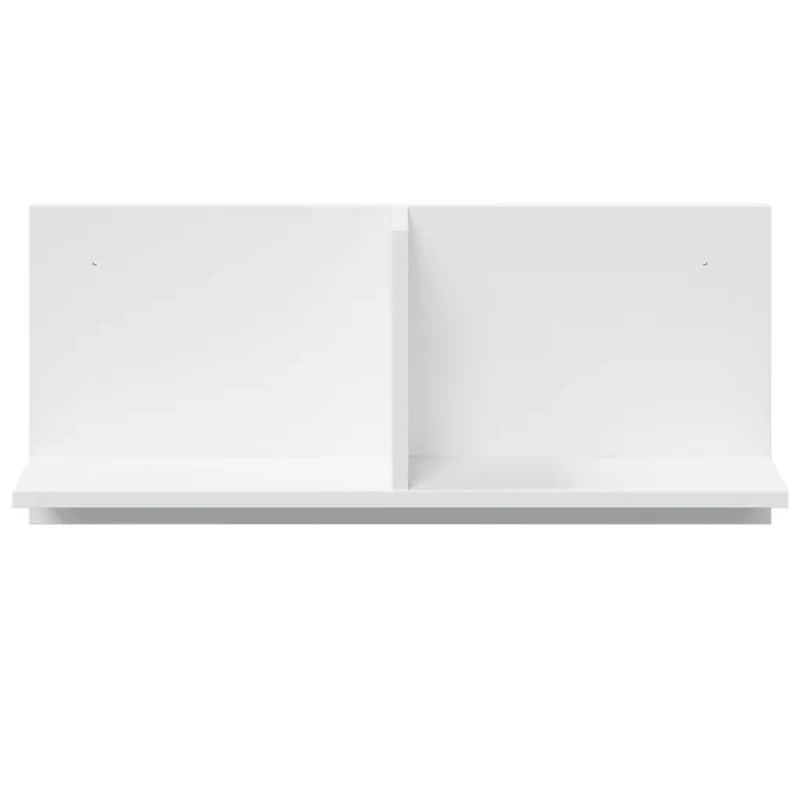 Armoire murale flottante rangement pratique 70 x 16,5 x 30 cm en bois d'ingénierie blanc 02_0050577