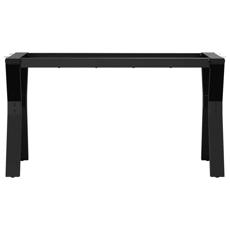 Pieds de table basse cadre en Y 80 x 40 x 43 cm robustes stables style industriel en acier noir 02_0047251