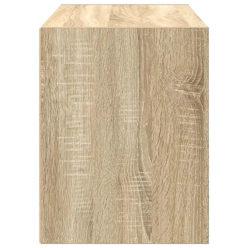 Armoire de rangement empilable avec 2 tiroirs pour salon chambre 60 x 31 x 40 cm en bois d'ingénierie chêne sonoma 02_0051192