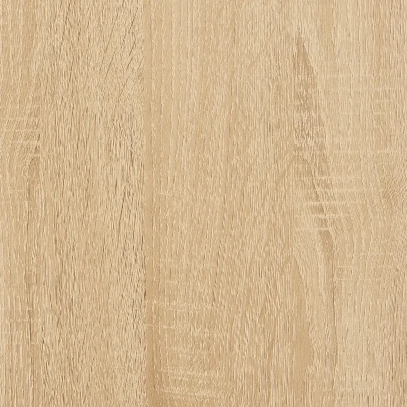 Armoire à disques pratique et classique 85 x 38 x 48 cm grand espace de rangement style industriel en bois chêne sonoma 02_0049103