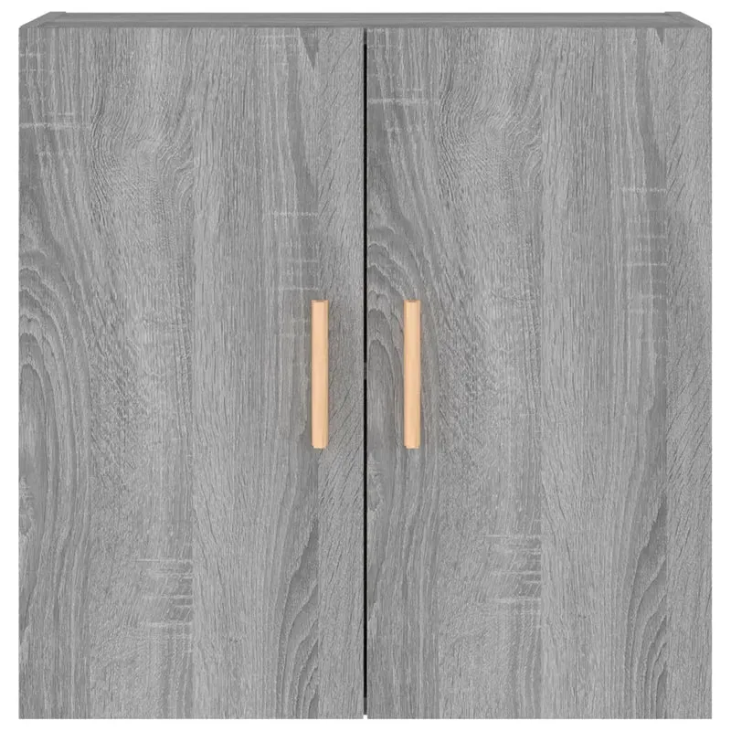 Armoire murale scandinave gain de place 60 x 30 x 60 cm en bois d'ingénierie gris 02_0048341
