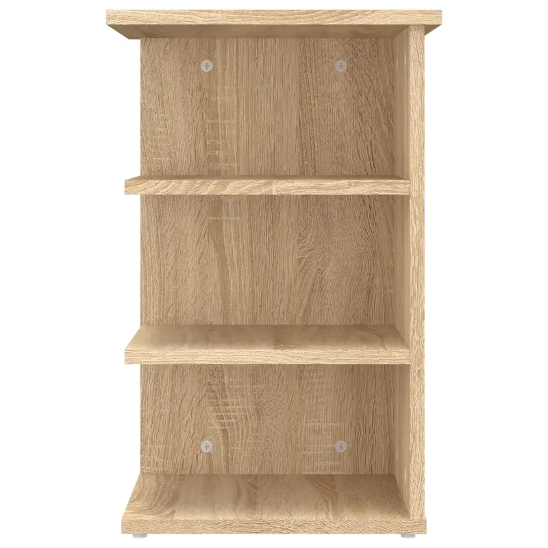 Armoire latérale 35 x 35 x 55 cm rangement pratique style contemporain en aggloméré chêne sonoma 02_0047871