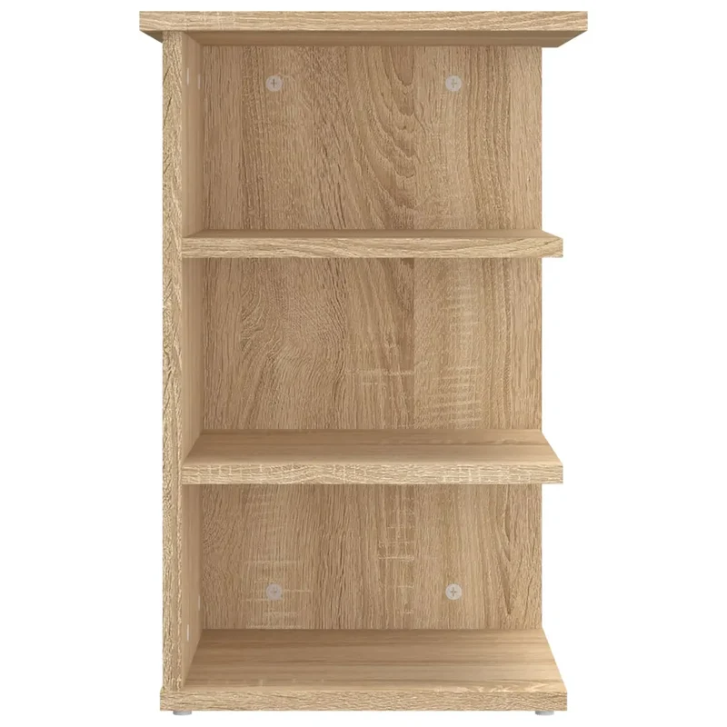 Armoire latérale 35 x 35 x 55 cm rangement pratique style contemporain en aggloméré chêne sonoma 02_0047871